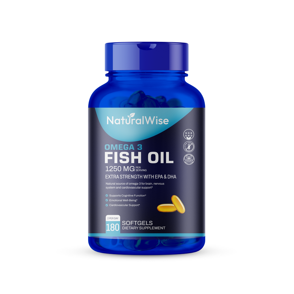 Natural Wise Omega 3 - 180 cápsulas